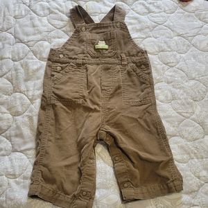 Carters brown corduroy overall 6 month